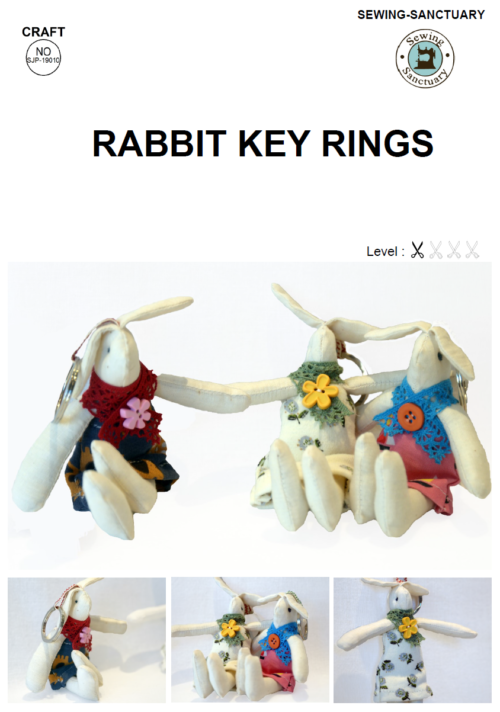 SJP-A0012 RABBIT KEY RING Inc. VAT