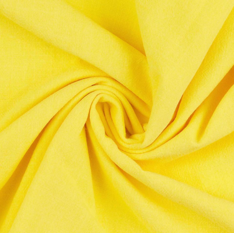VINTAGE COTTON - BRIGHT YELLOW - Sewing-sanctuary