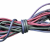 Bag//WAXED CORD 3MM - MULTI BLUE