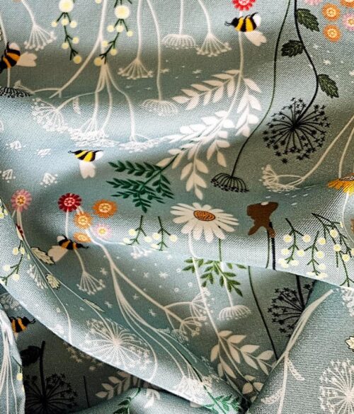 VISCOSE | VINTAGE FLOWER [NAVY] - Image 3