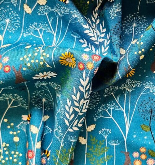 VISCOSE | VINTAGE FLOWER [NAVY] - Image 4