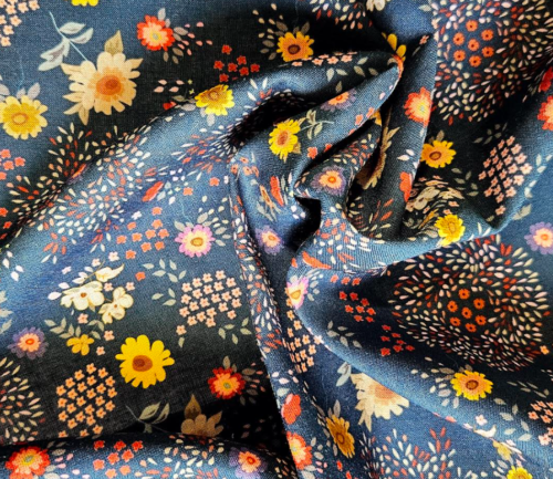 VISCOSE | SWIRL WITH SWIRL [NAVY]