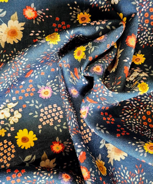 VISCOSE | SWIRL WITH SWIRL [NAVY]