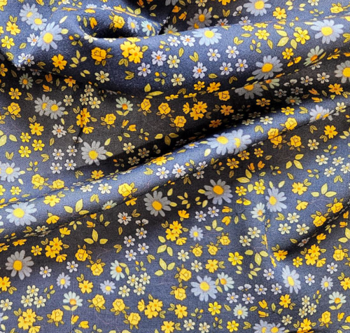 VISCOSE | VINTAGE FLOWER [NAVY]