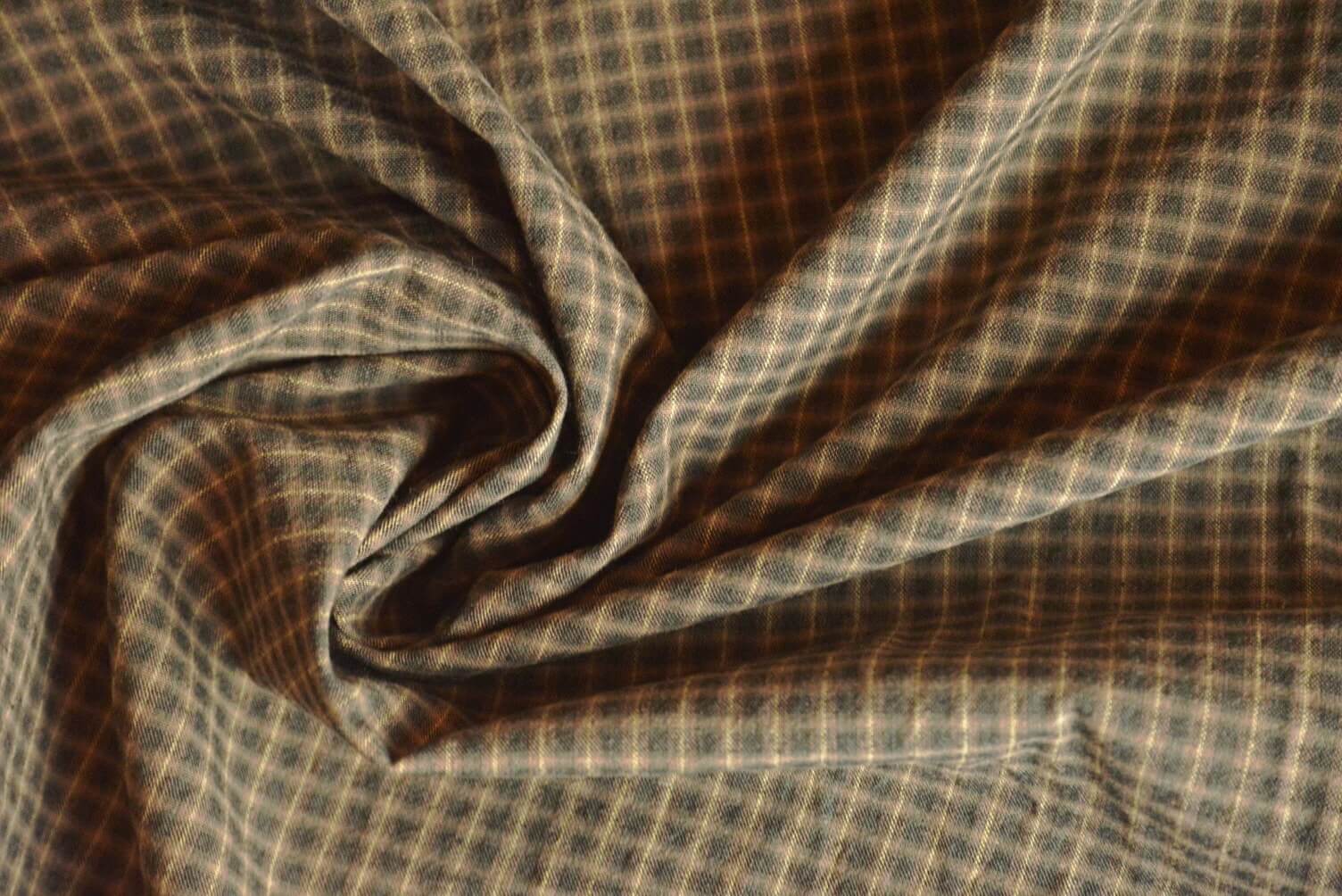 GINGHAM | BROWN