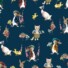ECO-LAMINATED | RABBIT (Navy)