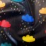 ECO-LAMINATED | CLOUDS & RAINDROPS (Black)