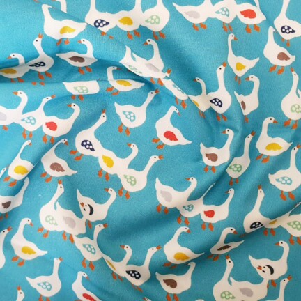 COTTON | DUCK'S PARTY (Blue)