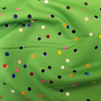 COTTON | DOUBLE DOTS (Green)