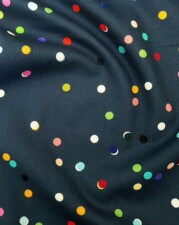 COTTON | DOUBLE DOTS (Navy)