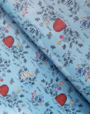 ECO-LAMINATED | BEE HIVE [BLUE]
