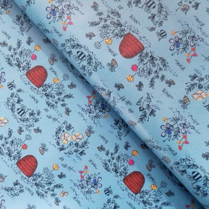ECO-LAMINATED | BEE HIVE [BLUE]