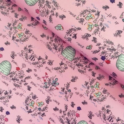 ECO-LAMINATED | BEE HIVE [PINK]