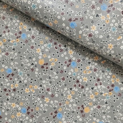 ECO-LAMINATED | AUTUMN FLOWERS (Grey)