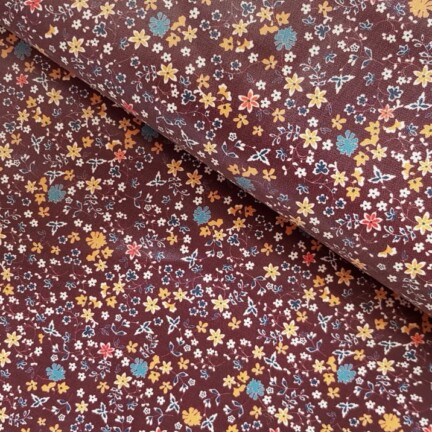 ECO-LAMINATED | AUTUMN FLOWERS (Red)