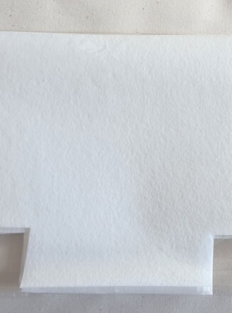 SEW - IN INTERLINING PACK FOR SLIDE-DOWN PENCIL CASE/ White