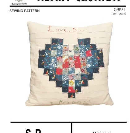 CRAFT |  HEART CUSHION (QUILTING)