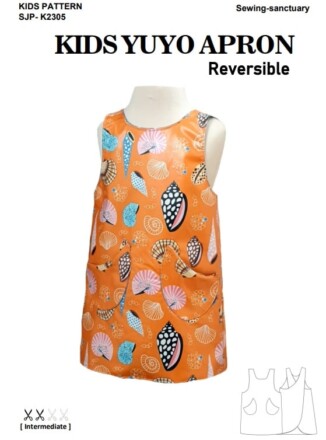 KIDS | YUYO APRON (REVERSIBLE)
