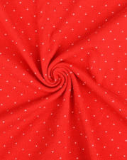 COTTON JERSEY | DOTS (Red)