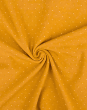 COTTON JERSEY | DOTS (Yellow)