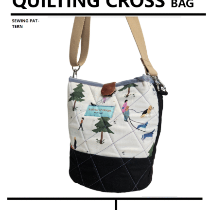 BAGS | QUILTING CROSS BAG KIT 2 - BLUE DOG WALKERS