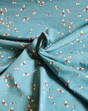 COTTON JERSEY | BEE WORLD (Sea Foam)