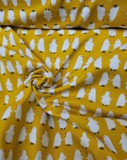 COTTON JERSEY | ALBINO PENQUIN (Bright Yellow)