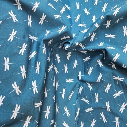 COTTON JERSEY | DRAGONFLY (Blue)