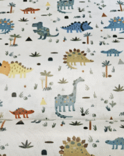 ECO-LAMINATED | DINO LAND (White)