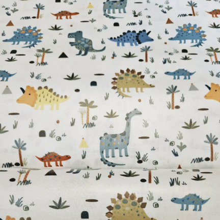 ECO-LAMINATED | DINO LAND (White)