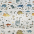 ECO-LAMINATED | MARCHING DINO (Mustard)
