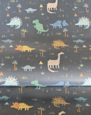 ECO-LAMINATED | DINO LAND (Navy)