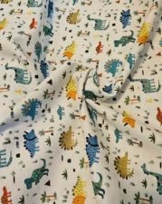 COTTON | DINO LAND (White)