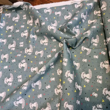COTTON | RACCOON (Sage)