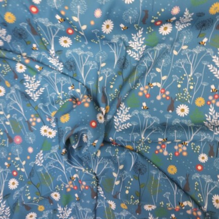 RECYCLED POLY// CHANTING MEADOW - TURQUOISE
