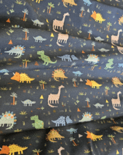 COTTON JERSEY | DINO LAND (Navy)