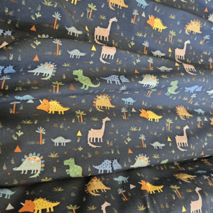COTTON JERSEY | DINO LAND (Navy)
