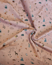 COTTON JERSEY | DEAR MY FRIENDS (Pink)
