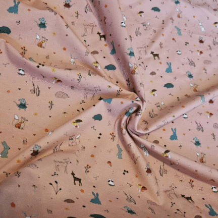 COTTON JERSEY | DEAR MY FRIENDS (Pink)