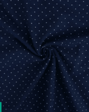 DOTS COTTON JERSEY //NAVY