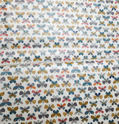 ECO-LAMINATED | BUTTERFLIES (White)