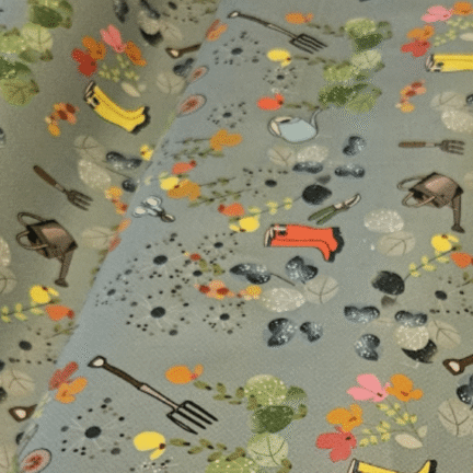 ECO-LAMINATED | GARDEN LOVER (Pale Blue)