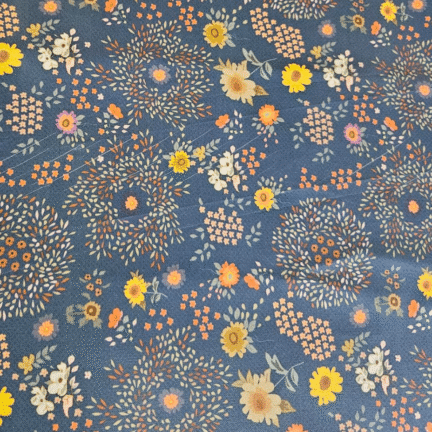 ECO-LAMINATED | SWIRL WITH SWIRL (Navy) FAULTY
