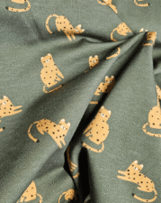 COTTON JERSEY | CAT (Green)