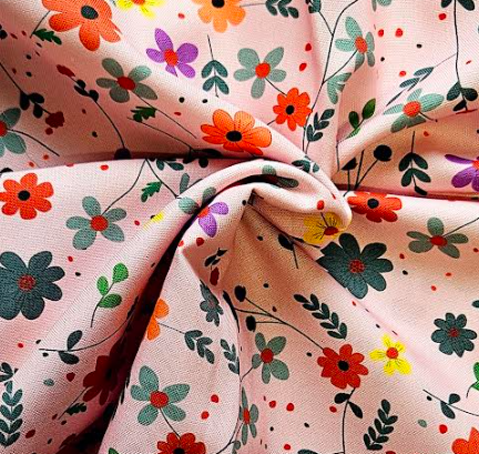 TWILL COTTON | SOUNDS LIKE SUMMER (Pink)