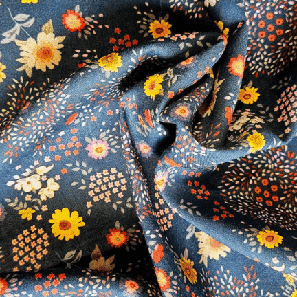 VISCOSE | SWIRL WITH SWIRL (Navy)
