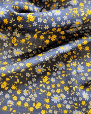 VISCOSE | VINTAGE FLOWER (Navy)