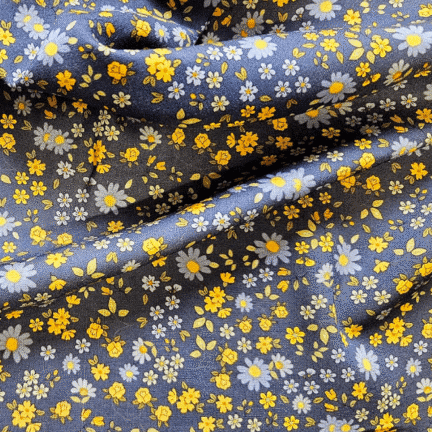VISCOSE | VINTAGE FLOWER (Navy)