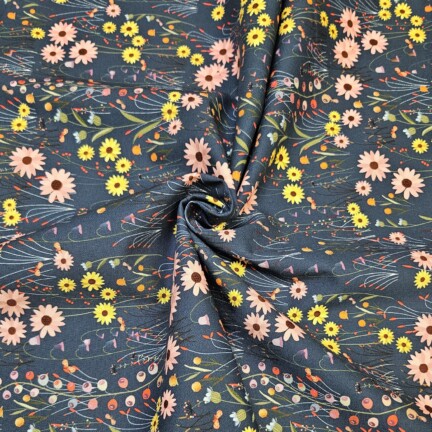 COTTON | OVER THE HILL VIEW (Navy)