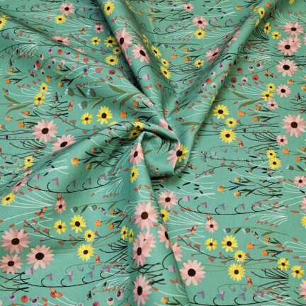 COTTON | OVER THE HILL VIEW (Mint Green)